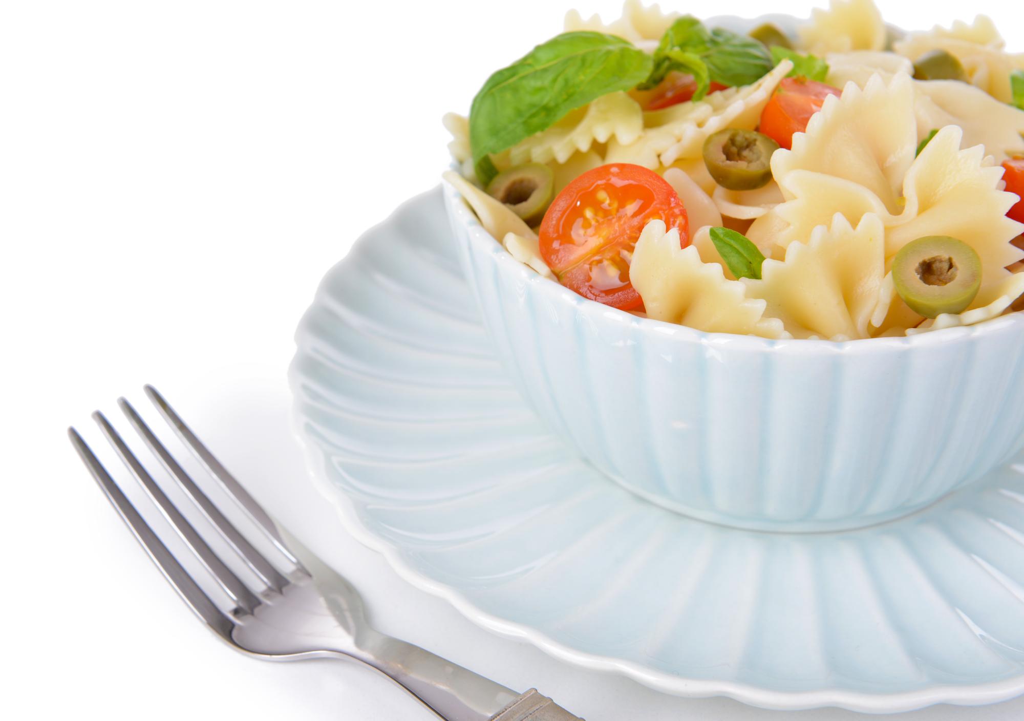 Finished quick pasta dish